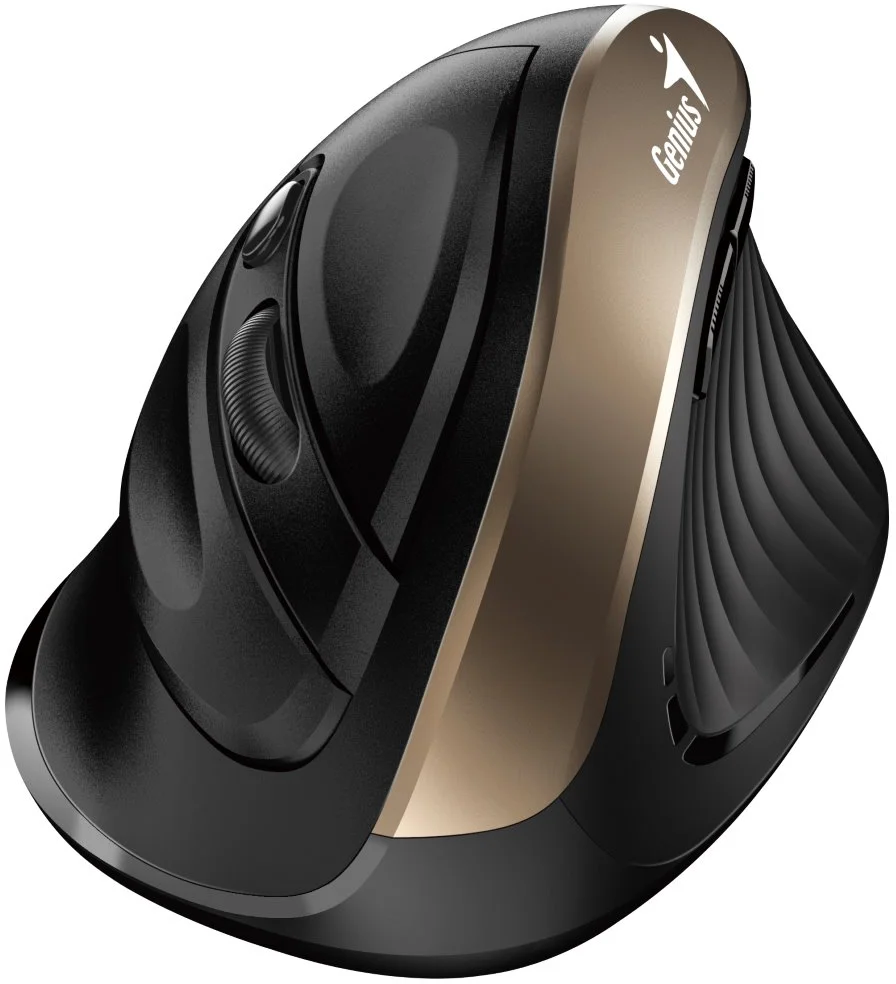Myš Genius Ergo 8250S, čierna a zlatá