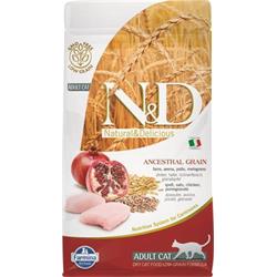 N&D LG CAT Adult Chicken & Pomegranate 1,5kg granule pro kočky