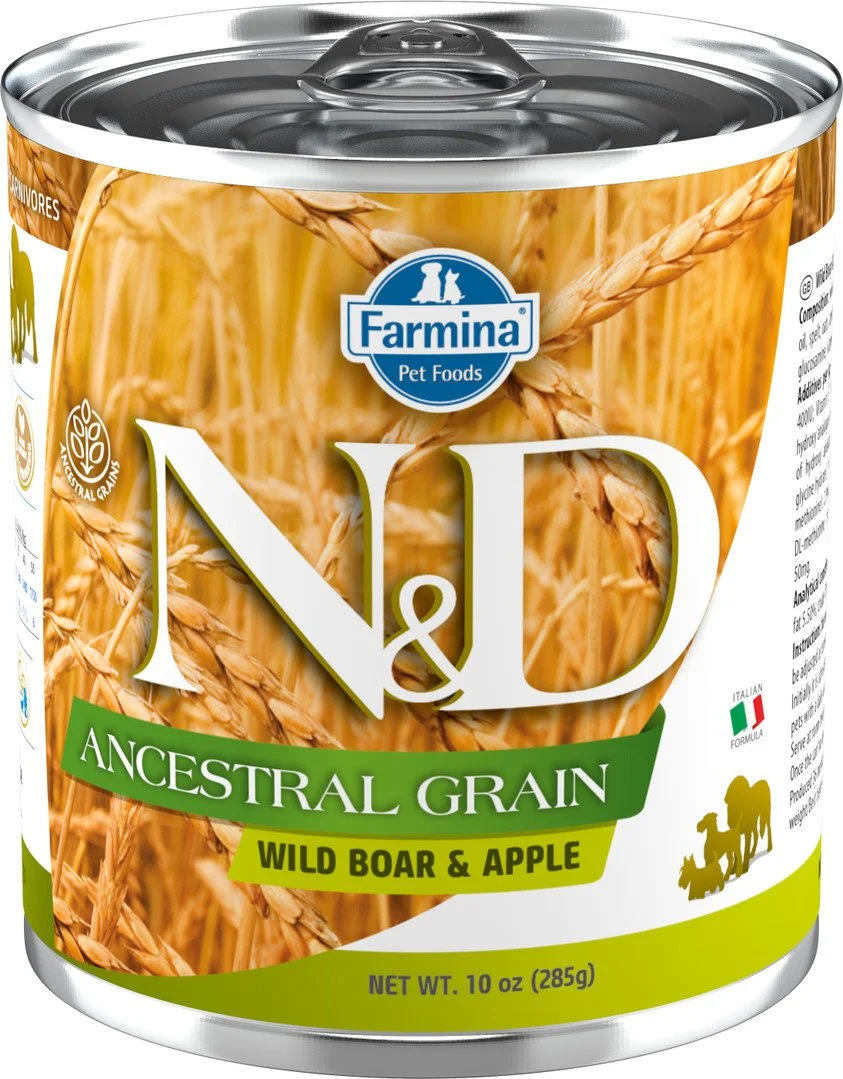 N&D LG DOG Adult Boar & Apple 285g konzerva pro psy