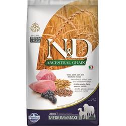 N&D LG DOG Adult M/L Lamb & Blueberry 2,5kg granule pro psy