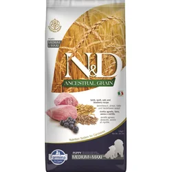 N&D LG DOG Puppy M/L Lamb & Blueberry 12kg granule pre šteňatá