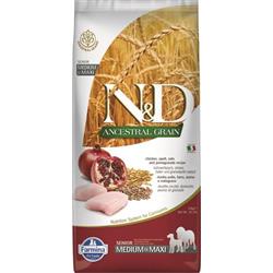 N&D LG DOG Senior M/L Chicken & Pomegranate 12kg granúl pre psy