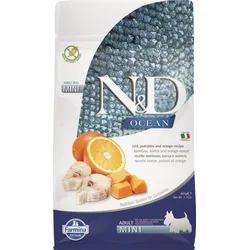 N&D OCEAN DOG Adult Mini Codfish & Pumpkin & Orange 800g granule pro psy