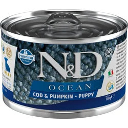 N&D OCEAN DOG Puppy Codfish & Pumpkin Mini 140g konzerva pro štěňata