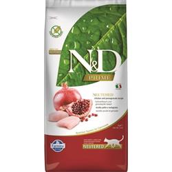 N&D PRIME CAT Neutered Chicken & Pomegranate 5 kg granúl pre kastrované mačky