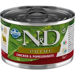 N&D PRIME DOG Adult Chicken & Pomegranate Mini 140g konzerva pre psy