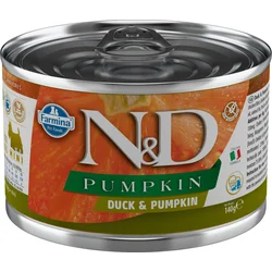 N&D PUMPKIN DOG Adult Duck & Pumpkin Mini 140g konzerva pro psy