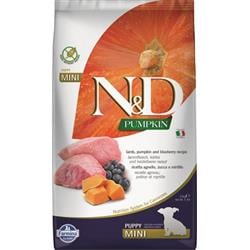 N&D PUMPKIN DOG Puppy Mini Lamb & Blueberry 2,5kg granule pro štěňata