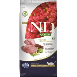 N&D QUINOA CAT Weight Management Lamb & Broccoli 5kg granule pro kočky