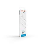 Nabíjací a dátový kábel FIXED Liquid Silicone s konektormi USB-C/USB-C a podporou PD, 1,2 m, USB 2.0, 60 W, biely