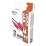Nabíjací/dátový kábel USB-A 2.0 / microUSB 2.0, 1 m, ružový