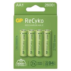 Nabíjacia batéria GP ReCyko 2700 AA (HR6) - 4Ks