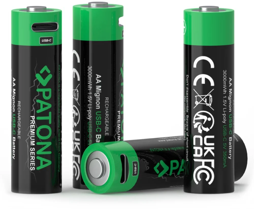 Nabíjacia batéria PATONA AA/LR6 Li-Pol 2000mAh