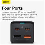 Nabíjacia stanica Baseus GaN3 Pro 65W 1xzásuvka, 2xUSB-C, 2xUSB čierna