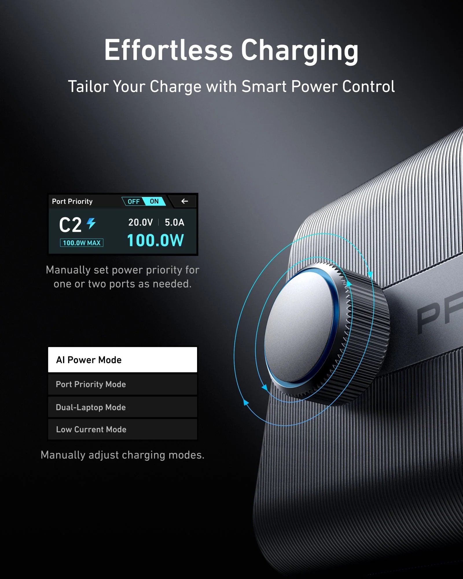 Nabíjačka Anker Prime 250W, 4x USB-C, 2x USB-A, GaNPrime