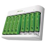 Nabíjačka batérií GP Eco E811 4× AA 2100 4× AAA800