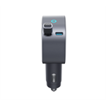 Nabíjačka do auta Anker Nano 75W s káblom USB-C sivá