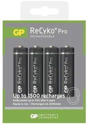 Nabíjecí baterie GP ReCyko+ Pro Professional HR6 (AA), 4 ks