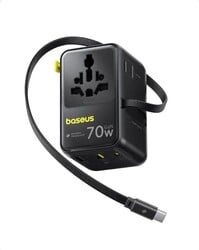 Nabíjecí stanice Baseus EnerCore CG11 70W 2xUSB-C, 2xUSB, 2xAC černá