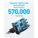 Nabíječka do sítě Anker 336 67W, 2xUSB-C, 1xUSB-A černá