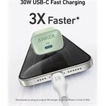 Nabíječka do sítě Anker 511 Nano 4 30W, USB-C zelená
