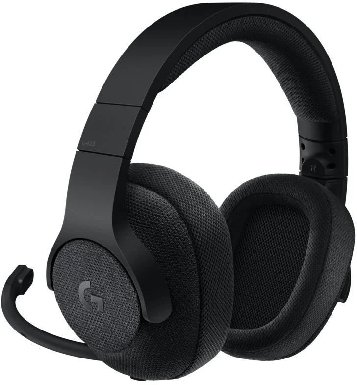 Náhlavná súprava Logitech G433 Black Surround Sound