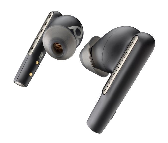 Náhlavná súprava Poly bluetooth Voyager Free 60, adaptér BT700 USB-C, nabíjacie puzdro, čierna