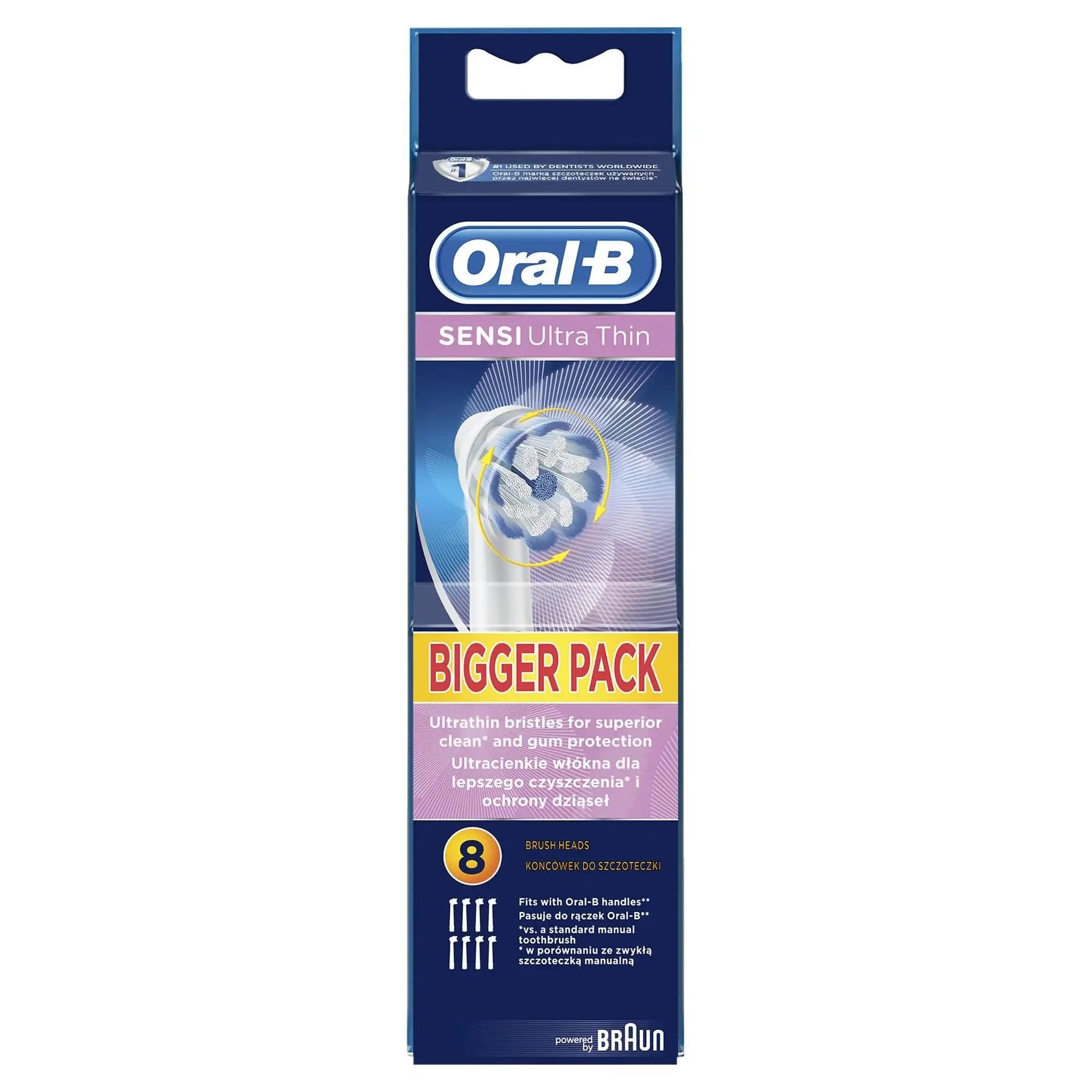 Náhradné hlavice Oral-B EB 60-8 Sensi UltraThin, 8 ks