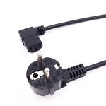Napájací kábel PremiumCord 230V k počítaču 3 m, konektor IEC do 90°