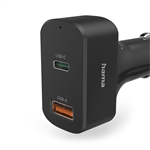 Napájací zdroj do auta Hama USB-C, Power Delivery, 5-20 V, 65 W, 1,5 m
