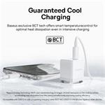 Napájacia nabíjačka Baseus Palm 30W, 1xUSB, 1xUSB-C biela