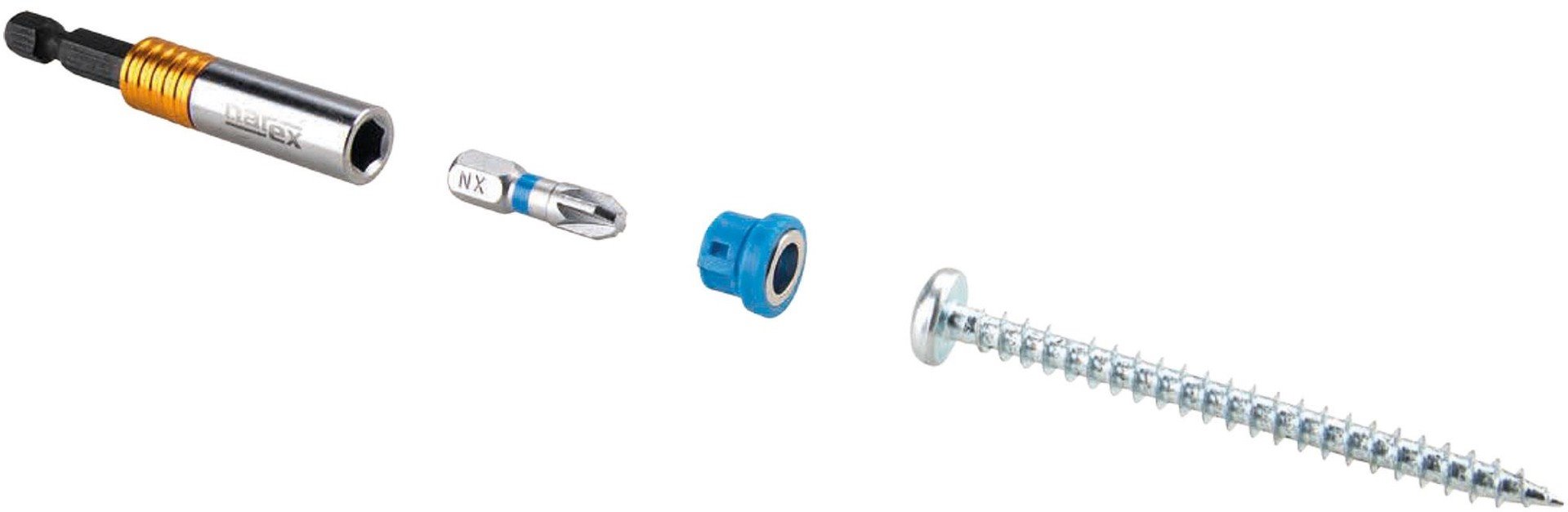 Narex 35-dílná sada skrutkovacích bitov SUPER LOCK 35-Bit Box SUPER LOCK