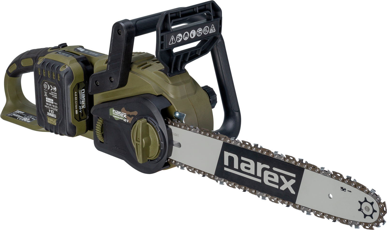 NAREX CPR 350 Akumulátorová řetězová pila CAMOUFLAGE bez aku