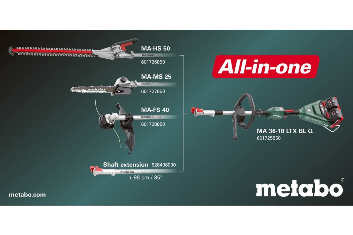 Nástavec na nožnice na živý plot Metabo MA-HS 50 (601726850)