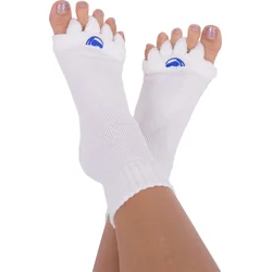 Nastaviteľné ponožky Biele, M (veľkosť 39-42)
