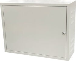 Nástenná skrinka Conexpro 520x400x180, vetranie, sivá
