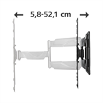 Nástenný držiak na TV Hama, 400x400, pohyblivý, 35 kg, rameno 52 cm