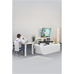 Nástenný držiak na TV Hama XL, pohyblivý, 800x600, biely/čierny