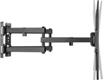 Nástenný držiak SBOX 32"–70", naklápací a otočný, čierny (PLB-1348-2)