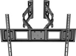 Nástenný držiak SBOX 32"–70", naklápací a otočný, čierny (PLB-1348-2)