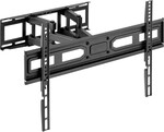 Nástenný držiak SBOX 37"–80", naklápací, čierny (PLB-3646-2)