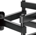 Nástenný držiak SBOX 37"–80", naklápací, čierny (PLB-3646-2)