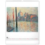 Nástěnný kalendář Claude Monet 2024, 48 × 56 cm