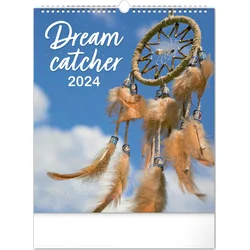 Nástenný kalendár Dreamcatcher 2024, 30 × 34 cm