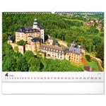 Nástěnný kalendář Panoramata Česka 2024, 48 × 33 cm