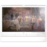 Nástěnný kalendář Slovanská epopej – Alfons Mucha 2024, 48 × 33 cm