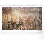 Nástěnný kalendář Slovanská epopej – Alfons Mucha 2024, 48 × 33 cm