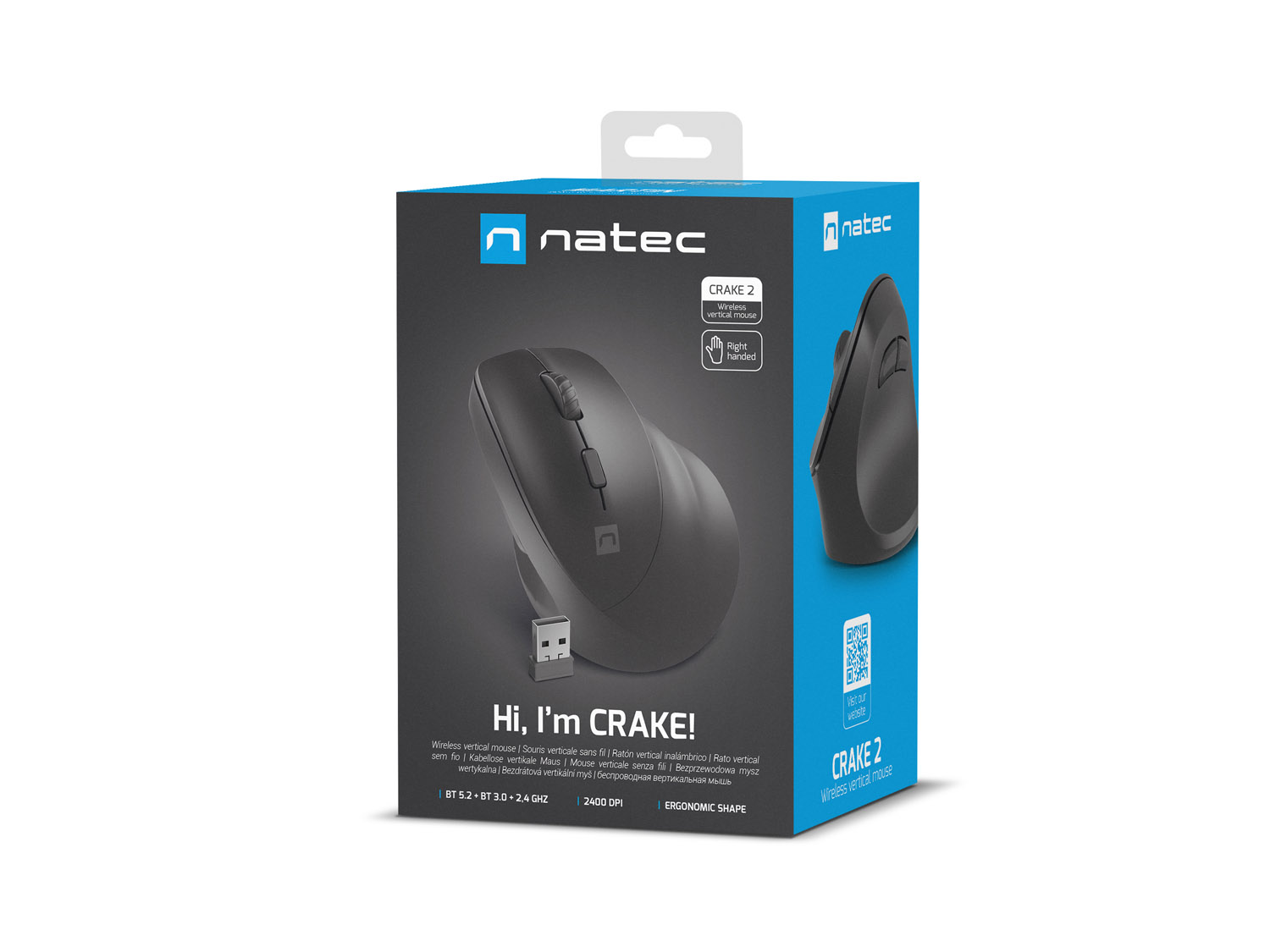 Natec Crake 2, čierna