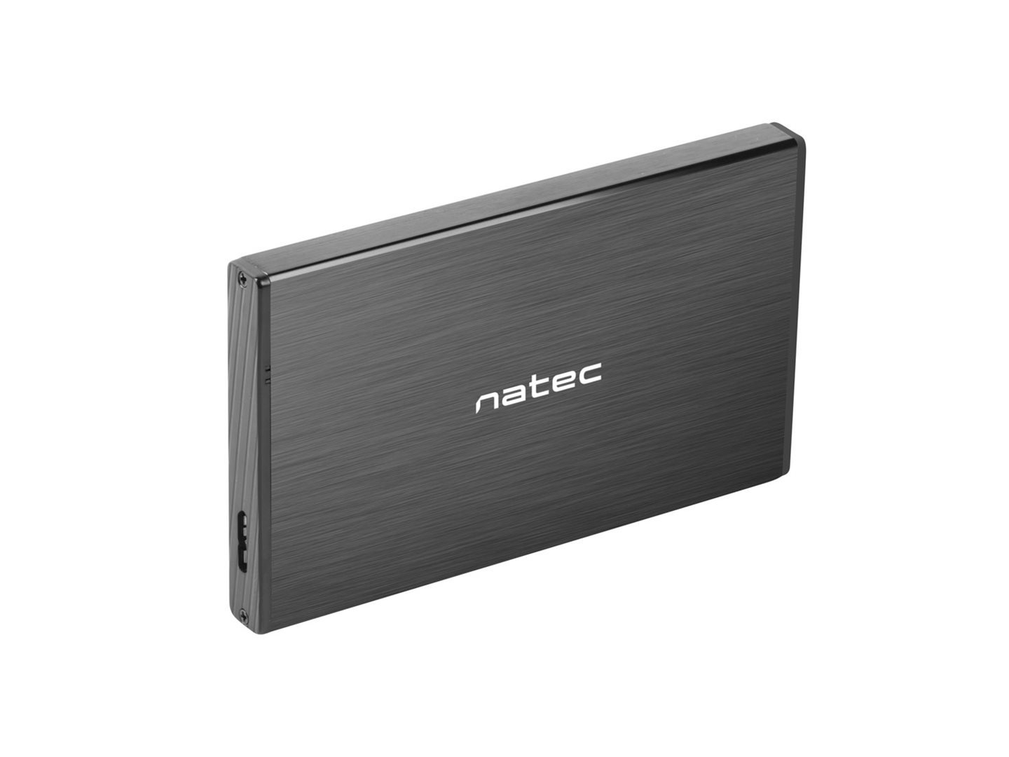 Natec externí box pro HDD 2,5” USB 3.0 Rhino Go, černý, hliníkové tělo