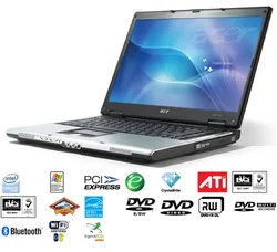 NB Aspire 3651LM 15"C-M 410/256MB/40GB/DVD±RW/XPH